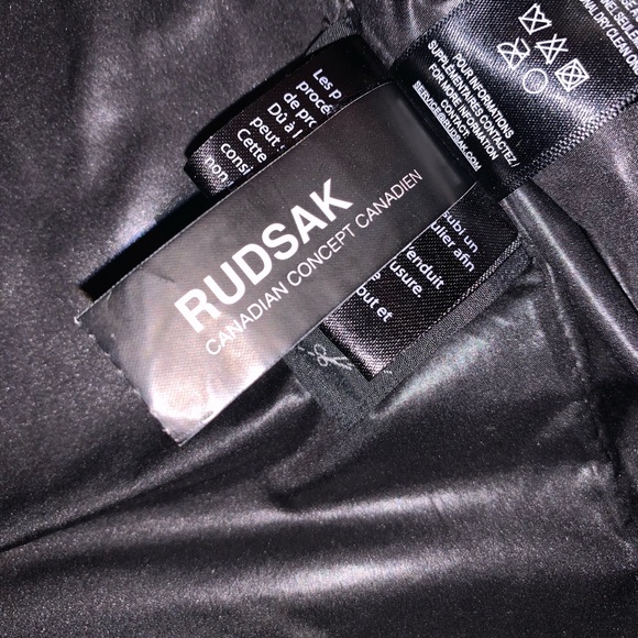 Rudsak Trench Coat with leather sleeves - Picture 4 of 4